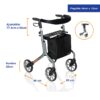 Andador con asiento Let's Move, Trust Care Doctor's Choice