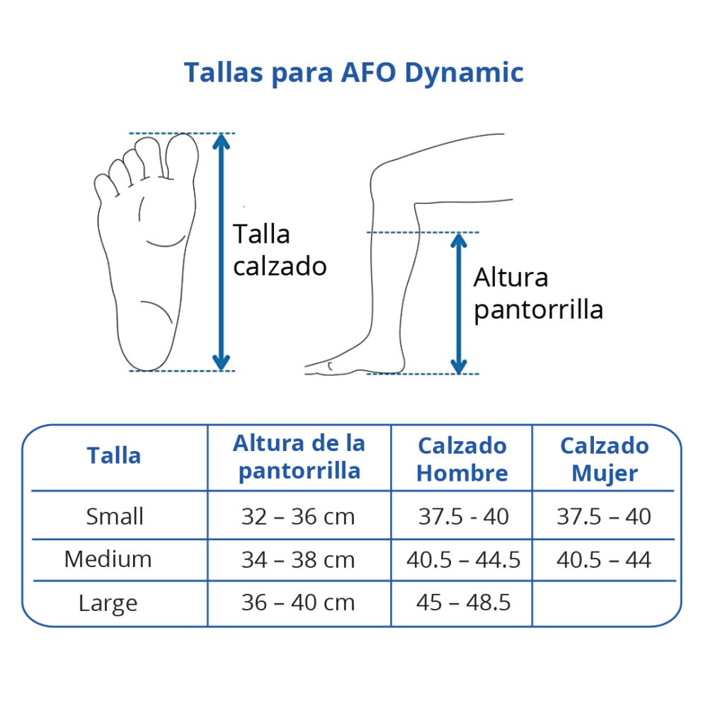 Ortesis para pie equino AFO Dynamic Doctor's Choice